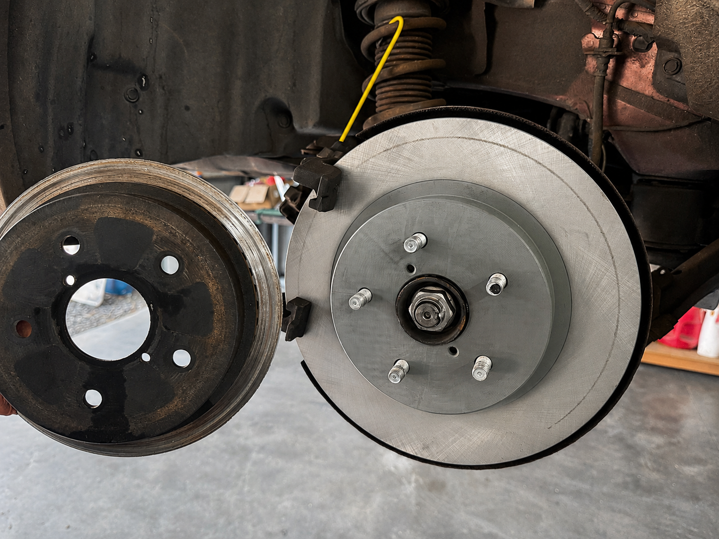 Brake pad and rotor replacement